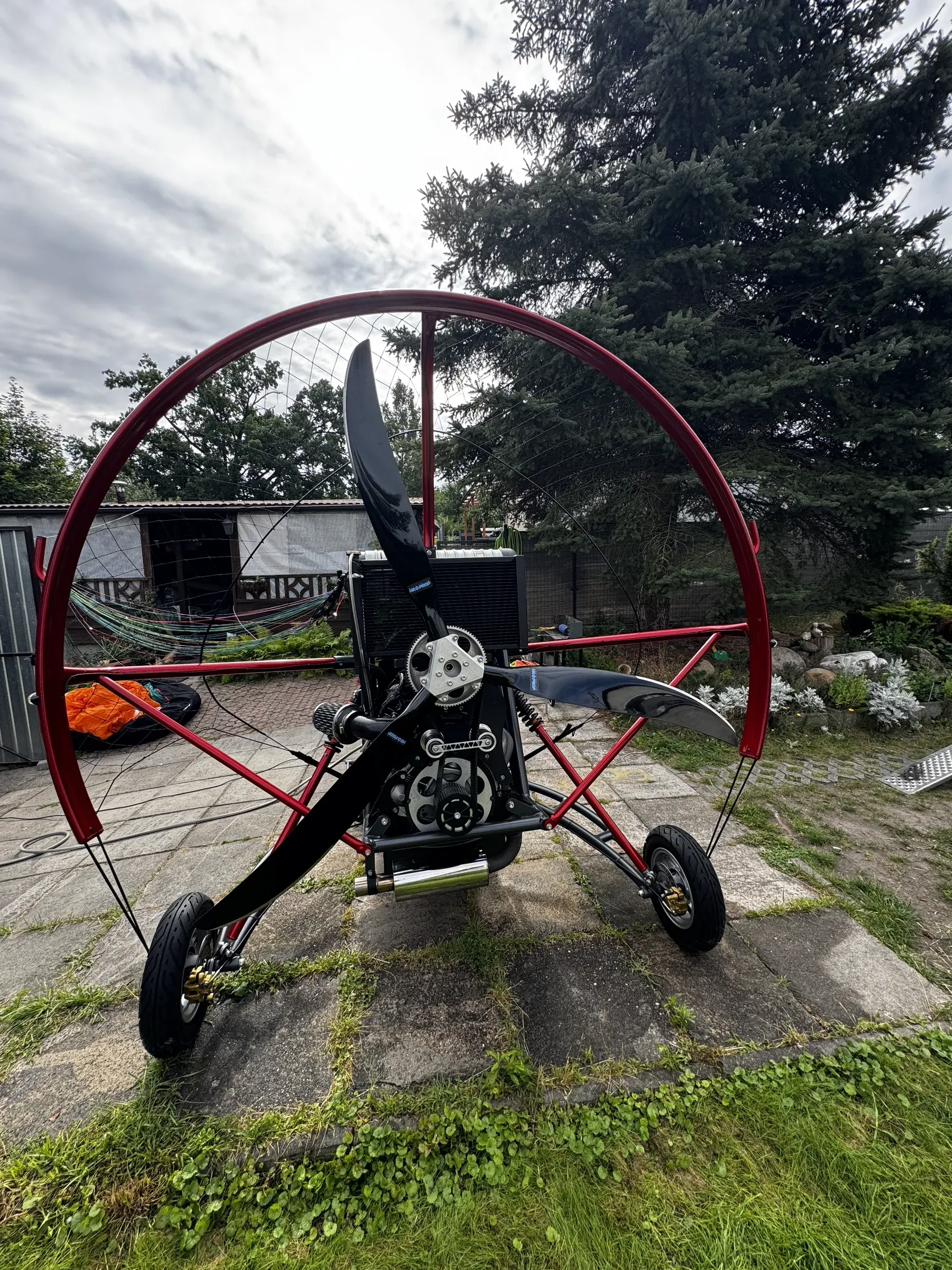 Panorama z motoparalotni