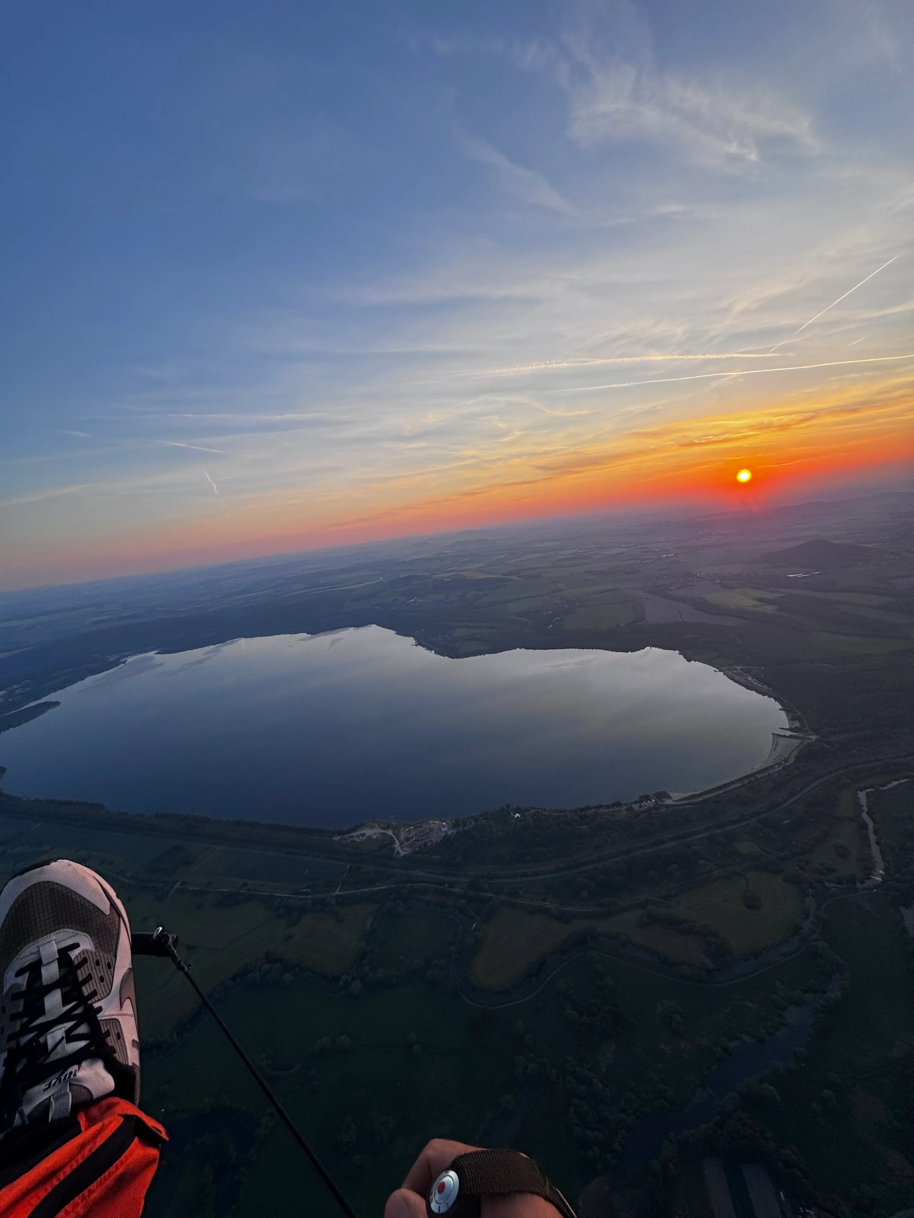 Panorama z lotu motoparalotnią