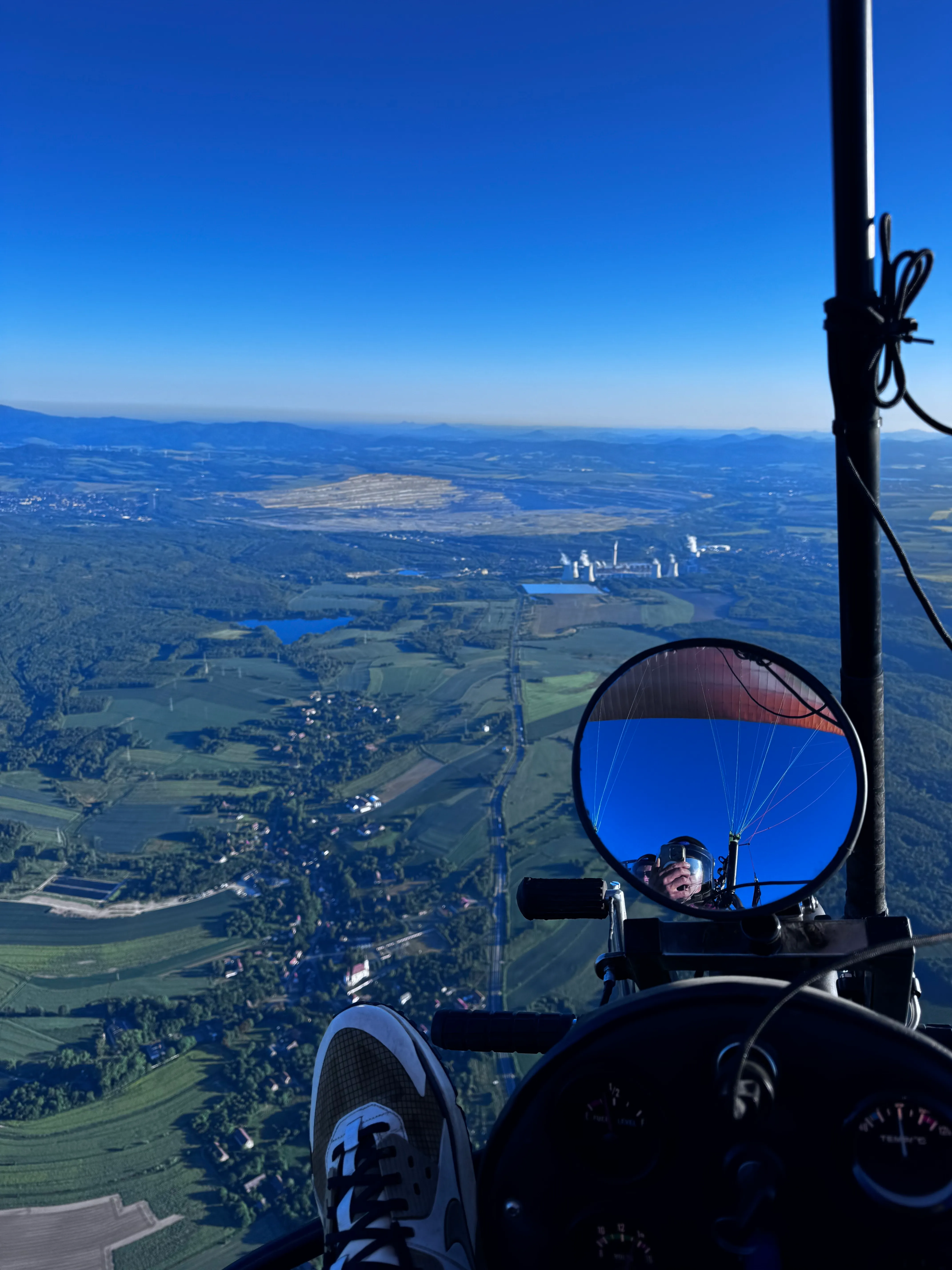 Lot widokowy motoparalotnią nad Zgorzelcem